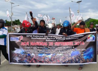 Buruh di Matra Tuntut Kenaikan Upah