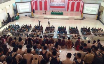 Sosialisasi Nilai-nilai Pancasila di Gedung Gadis