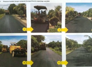 Usai Disorot, PT Passokorang Perbaiki Jalan yang Rusak
