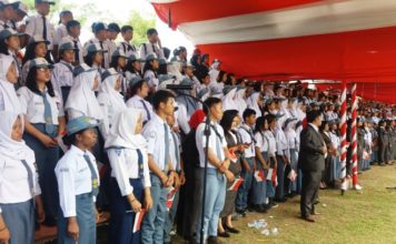 Diknasbud Sulbar Sambut Meriah HUT RI ke-72