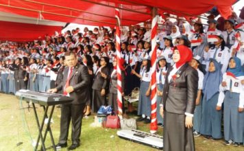 Diknasbud Sulbar Tampilkan Grup Aubade di Hari Kemerdekaan RI 2017