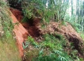 Longsor di Desa Buntubuda, Bak PDAM Mamasa Nyaris Tergerus
