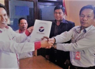 Perindo, Parpol Pertama yang Serahkan Berkas Pemilu ke KPU Mamasa