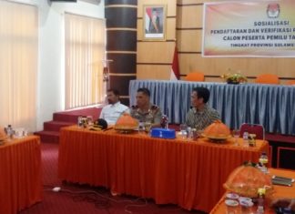Kapolda Sulbar Berkunjung ke Kantor KPU Sulbar