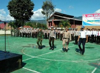 Operasi Zebra Siamasei 2017 Dimulai, Polres Mamasa Apel Gelar Pasukan