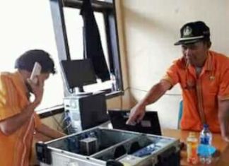 Mesin Rusak, Pelayanan Administrasi di Kantor Dukcapil Mamasa Terhenti Total