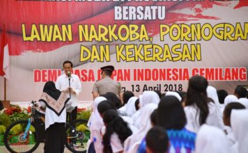 Presiden Jokowi: Jauhi Narkoba dan Tindak Kekerasan