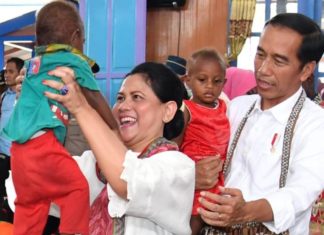 Presiden Optimistis Pembangunan Infrastruktur di Asmat Berjalan Lancar Pasca KLB Gizi Buruk
