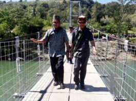 Jembatan Gantung Teknologi Judesa Diaplikasikan di Manggarai Barat