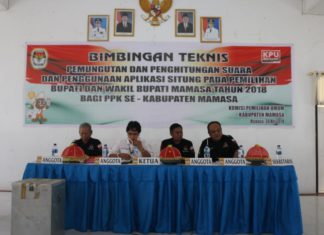 Jelang Pilkada Mamasa, KPU Gelar Bimtek Pemungutan dan Penghitungan Suara