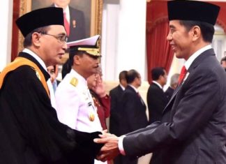 Di Istana Negara, Sunarto Dilantik Sebagai Wakil Ketua MA