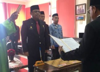 Agus Lantik Penjabat Sekda, DPRD Pasangkayu Protes