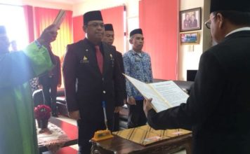 Agus Lantik Penjabat Sekda, DPRD Pasangkayu Protes