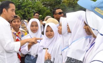 Presiden Minta Para Siswa Manfaatkan Media Sosial untuk Hal Positif
