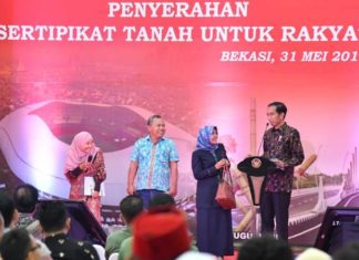 Presiden Serahkan 3.026 Sertifikat kepada Warga Bekasi dan Jakarta Timur