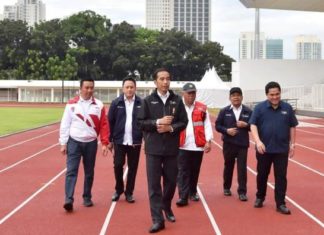 Presiden Tinjau Kesiapan GBK untuk Asian Games 2018