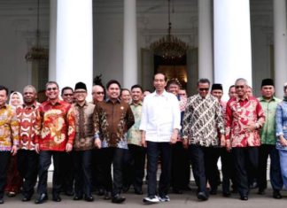 Presiden Bertemu 55 Bupati dalam Dua Sesi di Istana Bogor