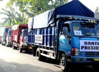 Paket Bantuan Presiden Tiba di Lombok