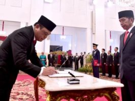 Presiden Lantik Syafruddin sebagai Menteri Pendayagunaan Aparatur Negara dan Reformasi Birokrasi