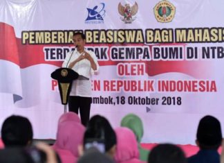 Presiden Ingatkan Indonesia Ada di Garis Cincin Api yang Rawan Bencana