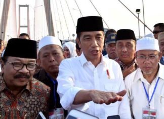 Presiden Jokowi Harap Gratisnya Tol Suramadu Tumbuhkan Ekonomi Madura