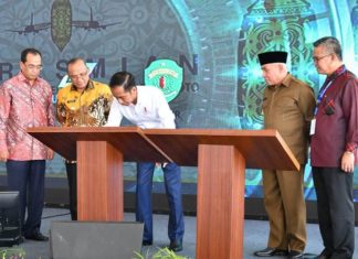 Presiden Jokowi Resmikan Bandara APT Pranoto dan Maratua di Kalimantan Timur