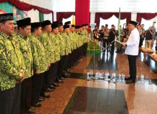 Pengukuhan Pengurus Dewan Masjid Indonesia Kalimantan Tengah