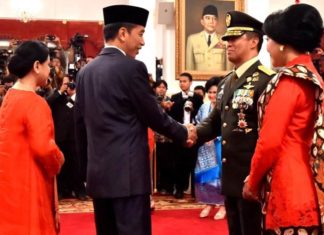 Presiden Jokowi Lantik Andika Perkasa sebagai KSAD