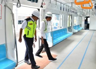 Presiden Jokowi dan Gubernur Anies Jajal MRT dari HI Hingga Lebak Bulus