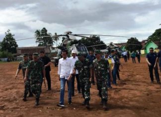 Dari Sulsel, Presiden Jokowi Terbang ke Pandeglang, Banten