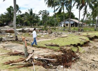 Presiden Jokowi Tinjau Lokasi Terdampak Tsunami Selat Sunda