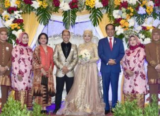 Presiden Hadiri Pernikahan Dua Atlet Peraih Emas Asian Games 2018