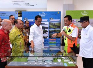 Presiden Jokowi Resmikan Terminal Baru Bandara Depati Amir