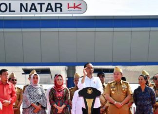 Presiden Resmikan Tol Bakauheni-Terbanggi Besar