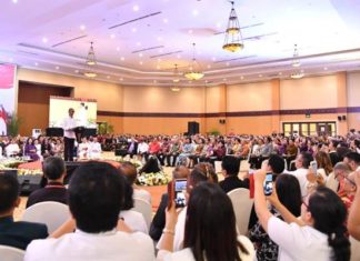Di Minahasa Utara, Presiden Jokowi: Negara Besar Pasti Tantangannya Juga Besar