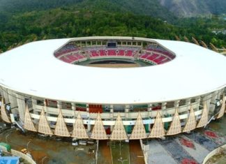 Sambangi Stadion Papua Bangkit, Presiden Tinjau Kesiapan PON 2020