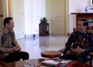 Presiden Jokowi Bertemu AHY di Istana Bogor