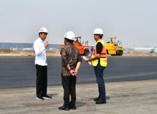 Presiden Tinjau Proyek Runway Ketiga Bandara Soetta: Juli 2019 Sudah Beroperasi