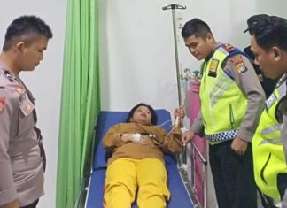 Lakalantas di Jalan Poros Polewali-Mamasa, Mengakibatkan 3 Korban Luka