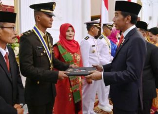 Lantik Perwira TNI-Polri, Presiden Jokowi: Prajurit Harus Ikuti Perkembangan Zaman Dalam Hadapi Tantangan Global