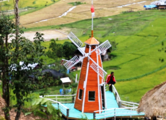 Kincir Angin Penikmat Wisata, Bukit Citol Mamasa Serasa di Belanda