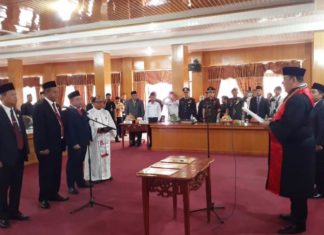 Tiga Pimpinan DPRD Mamasa Resmi Dilantik