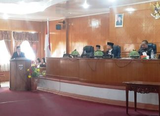 DPRD Mamasa Gelar Paripurna Raperda APBD Perubahan T.A 2019