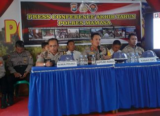 Capaian Baik 2019, Polres Mamasa Tak Silau Prestasi Tatap Tantangan Besar