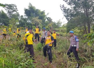 Polres Mamasa Tak Abai Terhadap Lingkungan