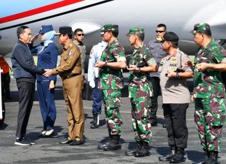 Presiden Jokowi Tiba di Natuna