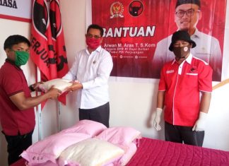 Legislator Senayan Arwan Aras Tammauni Sebar Beras 2 Ton ke Kabupaten Mamasa