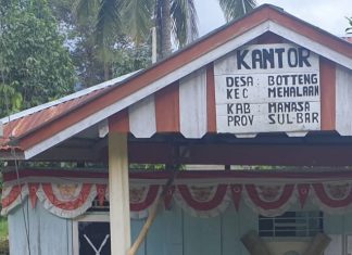 Mantan Kades Segel Kantor Desa Botteng