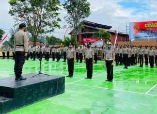 Sejumlah Personil Polres Mamasa Naik Pangkat, Tantangan di Depan