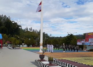 Bendera Merah Putih Berkibar di Tengah Pandemi Covid-19